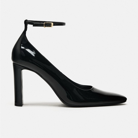 Zara hells with ankle strap - Black - 2210-319 - Picture 1 of 5